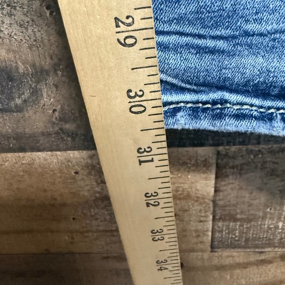 Rock Revival Fenna Bootcut Jeans Women Size 27 Rhinestone Embellished Blue Denim - Picture 6 of 11